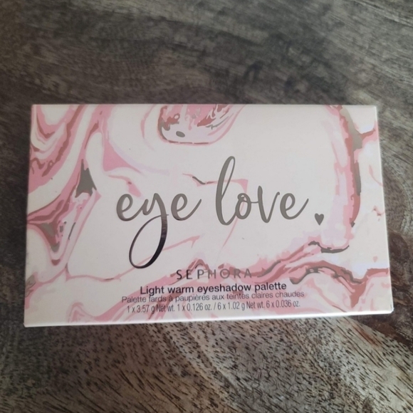 New Sephora Eye Love Light Warm Eyeshadow Palette 7 Shades - Picture 3 of 3